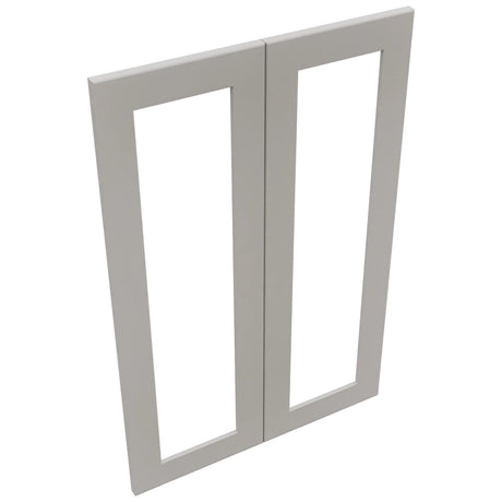 Fabuwood Galaxy Nickel DS DFG2436 Wall Prepped Door, Top View