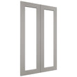Fabuwood Galaxy Nickel DS DFG2439 Wall Prepped Door, Front View