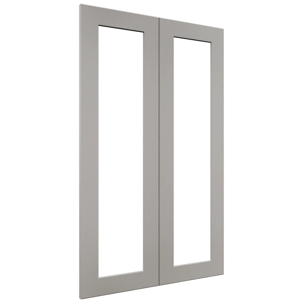 Fabuwood Galaxy Nickel DS DFG2439 Wall Prepped Door, Front View