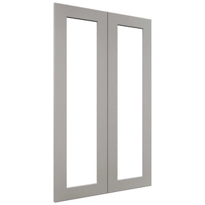 Fabuwood Galaxy Nickel DS DFG2439 Wall Prepped Door, Front View