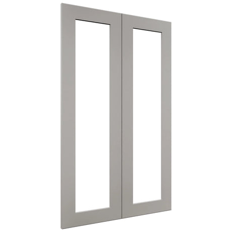 Fabuwood Galaxy Nickel DS DFG2439 Wall Prepped Door, Front View