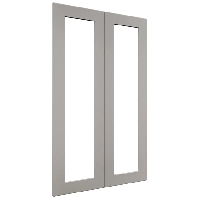 Fabuwood Galaxy Nickel DS DFG2439 Wall Prepped Door, Front View