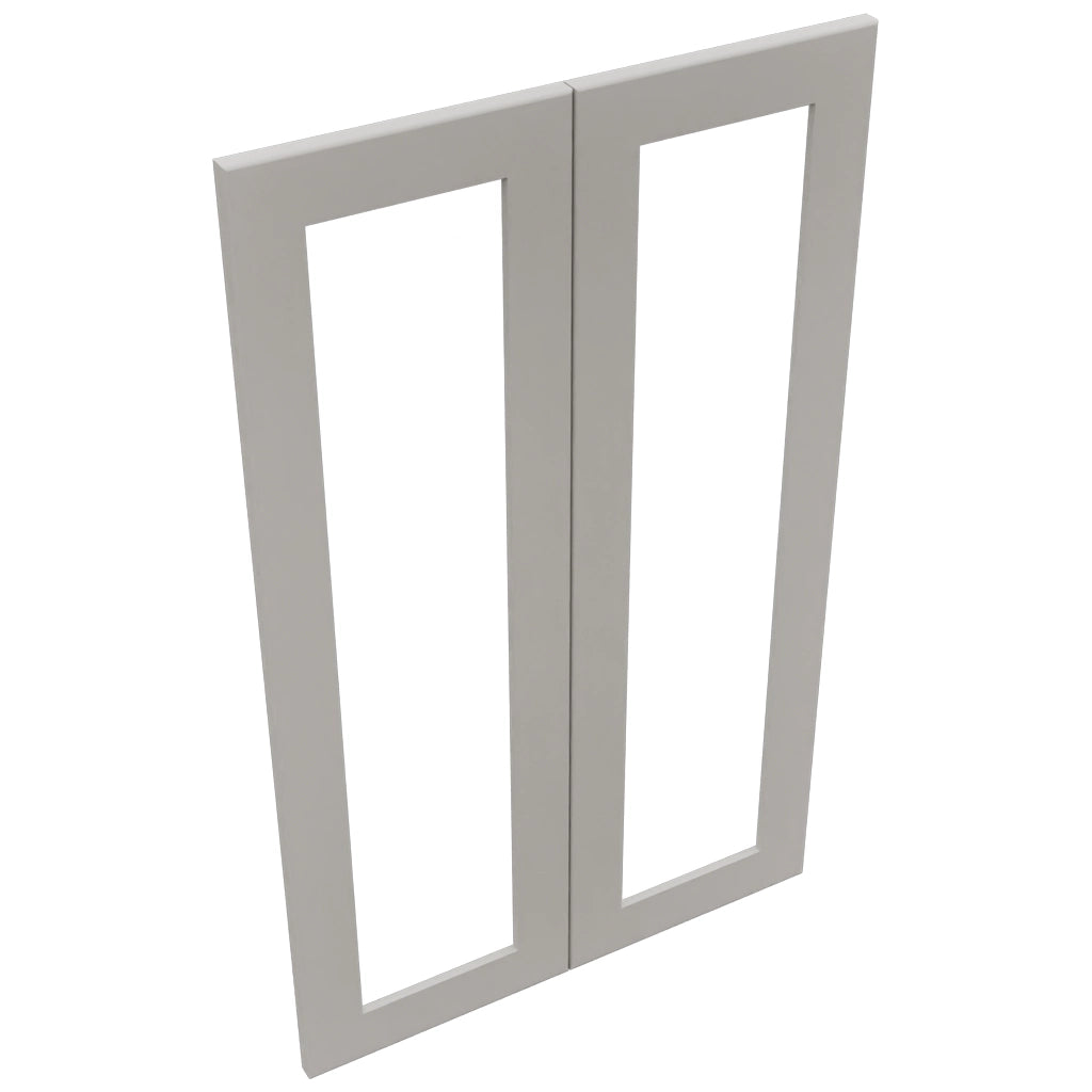 Fabuwood Galaxy Nickel DS DFG2439 Wall Prepped Door, Top View