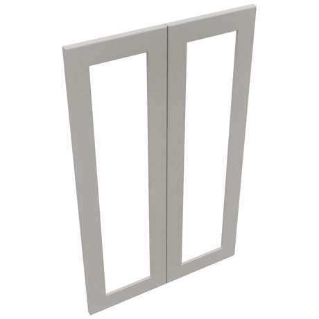 Fabuwood Galaxy Nickel DS DFG2439 Wall Prepped Door, Top View