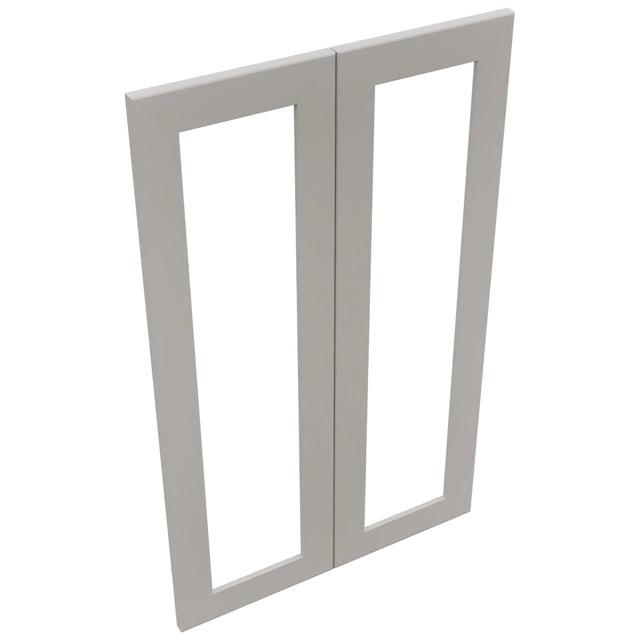 Fabuwood Galaxy Nickel DS DFG2439 Wall Prepped Door, Top View