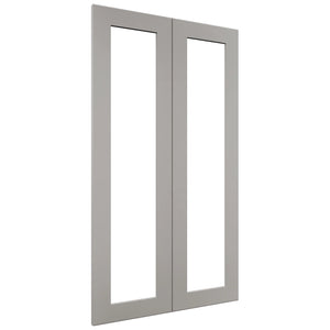 Fabuwood Galaxy Nickel DS DFG2442 Wall Prepped Door, Front View