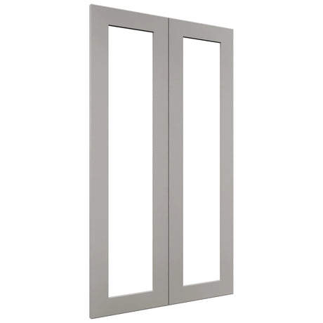 Fabuwood Galaxy Nickel DS DFG2442 Wall Prepped Door, Front View
