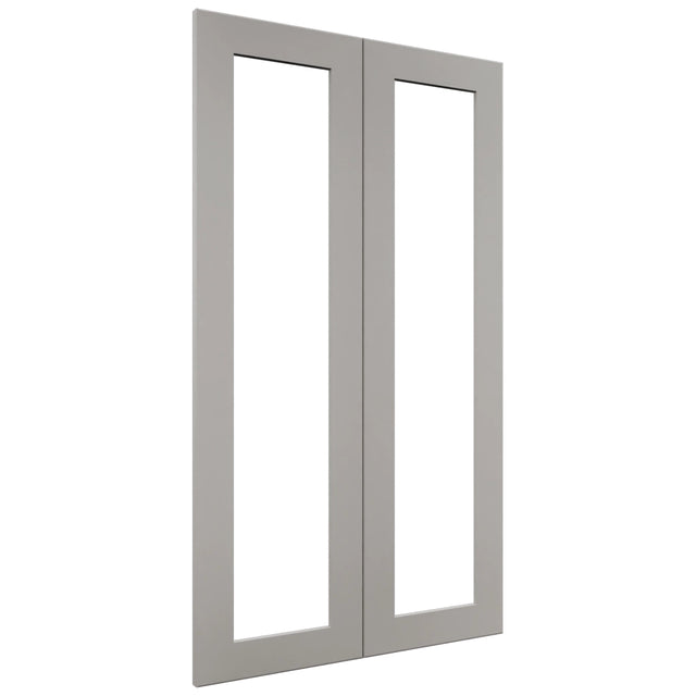 Fabuwood Galaxy Nickel DS DFG2442 Wall Prepped Door, Front View