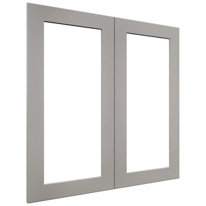 Fabuwood Galaxy Nickel DS DFG3030 Wall Prepped Door, Front View