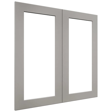 Fabuwood Galaxy Nickel DS DFG3030 Wall Prepped Door, Front View