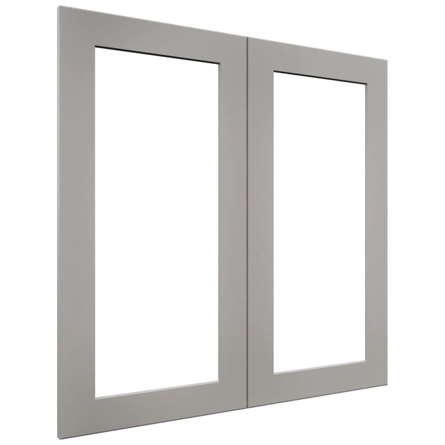 Fabuwood Galaxy Nickel DS DFG3030 Wall Prepped Door, Front View