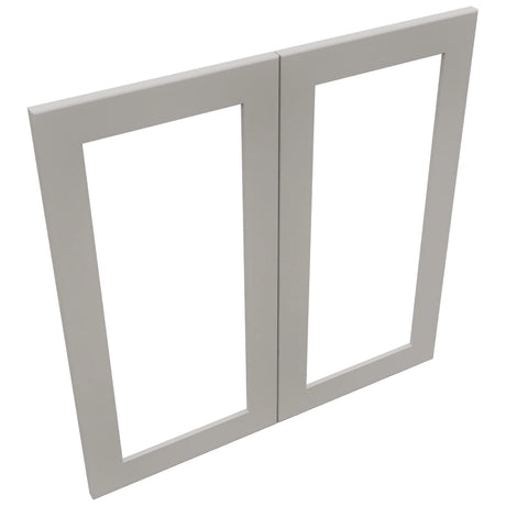 Fabuwood Galaxy Nickel DS DFG3030 Wall Prepped Door, Top View