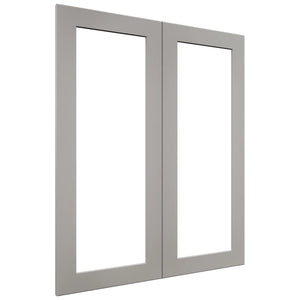 Fabuwood Galaxy Nickel DS DFG3036 Wall Prepped Door, Front View