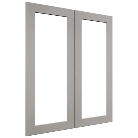 Fabuwood Galaxy Nickel DS DFG3036 Wall Prepped Door, Front View