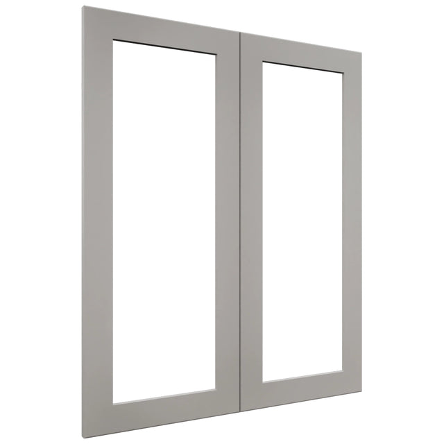 Fabuwood Galaxy Nickel DS DFG3036 Wall Prepped Door, Front View