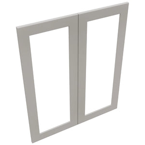 Fabuwood Galaxy Nickel DS DFG3036 Wall Prepped Door, Top View