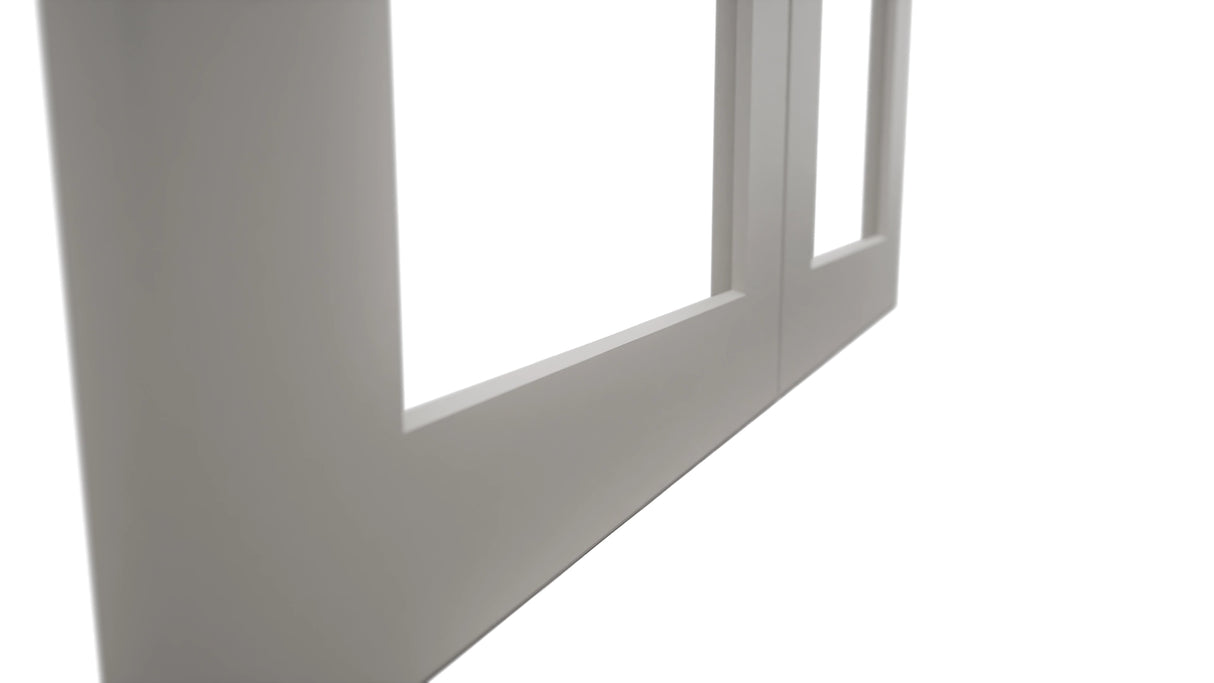 Fabuwood Galaxy Nickel DS DFG3036 Wall Prepped Door, Detail View