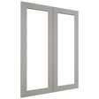 Fabuwood Galaxy Nickel DS DFG3039 Wall Prepped Door, Front View