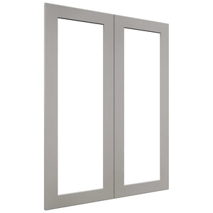 Fabuwood Galaxy Nickel DS DFG3039 Wall Prepped Door, Front View