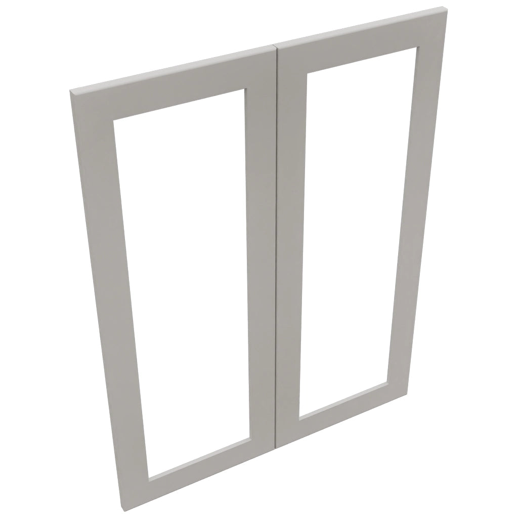 Fabuwood Galaxy Nickel DS DFG3039 Wall Prepped Door, Top View