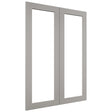 Fabuwood Galaxy Nickel DS DFG3042 Wall Prepped Door, Front View