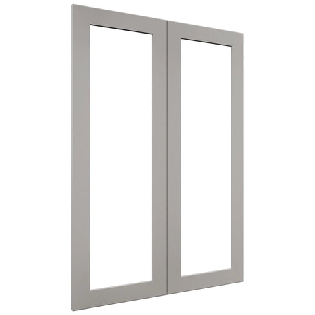 Fabuwood Galaxy Nickel DS DFG3042 Wall Prepped Door, Front View