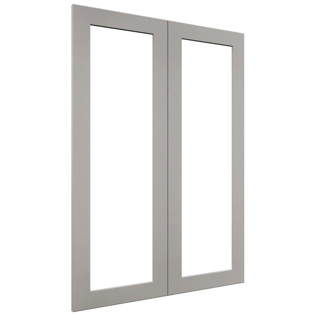 Fabuwood Galaxy Nickel DS DFG3042 Wall Prepped Door, Front View