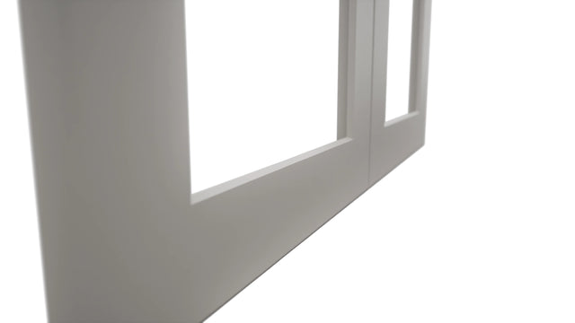 Fabuwood Galaxy Nickel DS DFG3042 Wall Prepped Door, Detail View