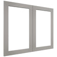 Fabuwood Galaxy Nickel DS DFG3630 Wall Prepped Door, Front View