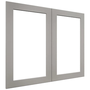 Fabuwood Galaxy Nickel DS DFG3630 Wall Prepped Door, Front View