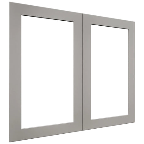 Fabuwood Galaxy Nickel DS DFG3630 Wall Prepped Door, Front View