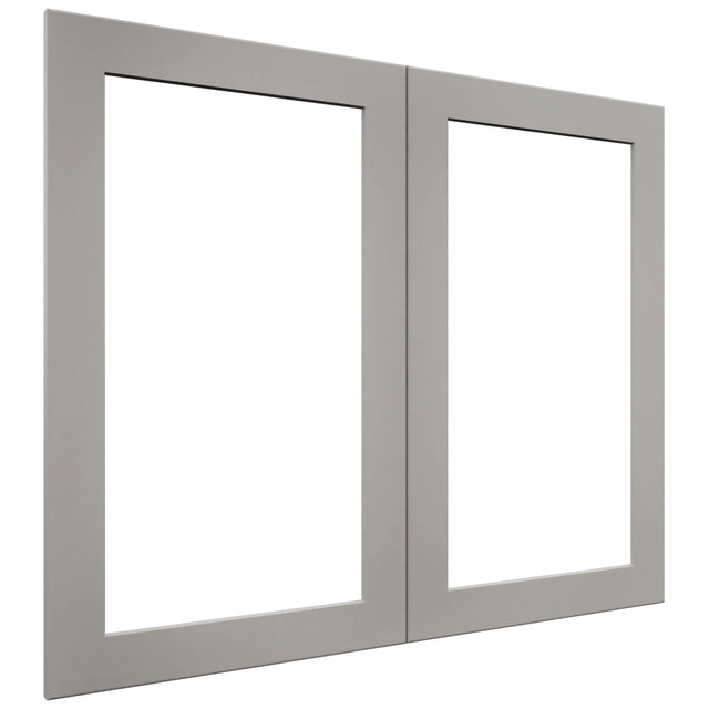 Fabuwood Galaxy Nickel DS DFG3630 Wall Prepped Door, Front View