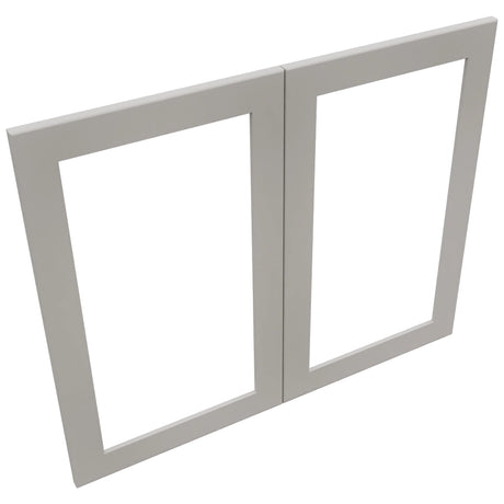 Fabuwood Galaxy Nickel DS DFG3630 Wall Prepped Door, Top View
