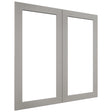 Fabuwood Galaxy Nickel DS DFG3636 Wall Prepped Door, Front View