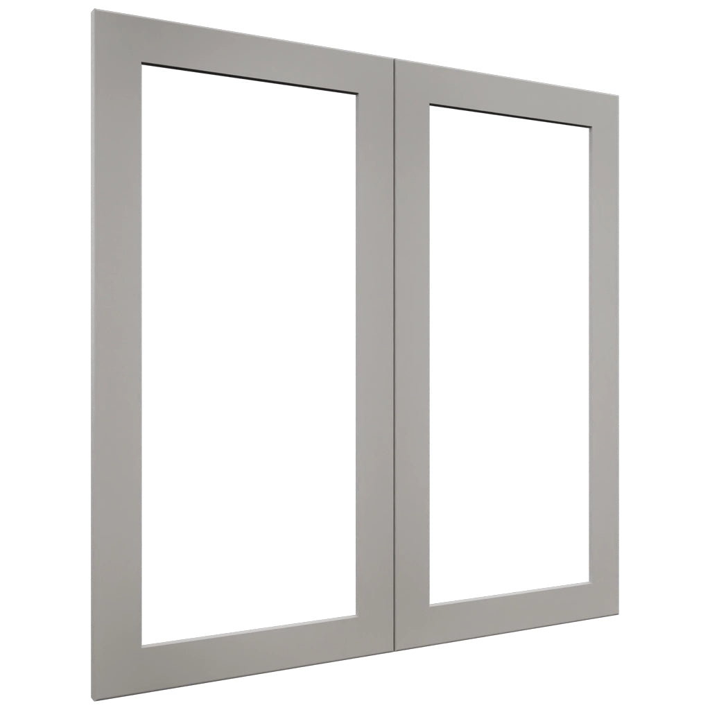 Fabuwood Galaxy Nickel DS DFG3636 Wall Prepped Door, Front View