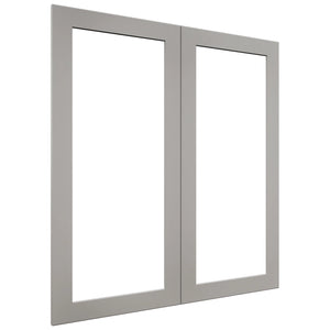 Fabuwood Galaxy Nickel DS DFG3639 Wall Prepped Door, Front View