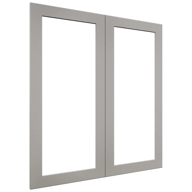 Fabuwood Galaxy Nickel DS DFG3639 Wall Prepped Door, Front View