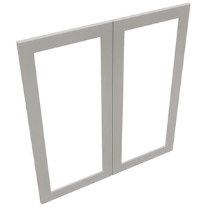 Fabuwood Galaxy Nickel DS DFG3639 Wall Prepped Door, Top View