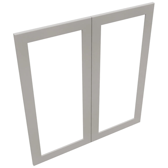 Fabuwood Galaxy Nickel DS DFG3639 Wall Prepped Door, Top View
