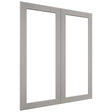Fabuwood Galaxy Nickel DS DFG3642 Wall Prepped Door, Front View
