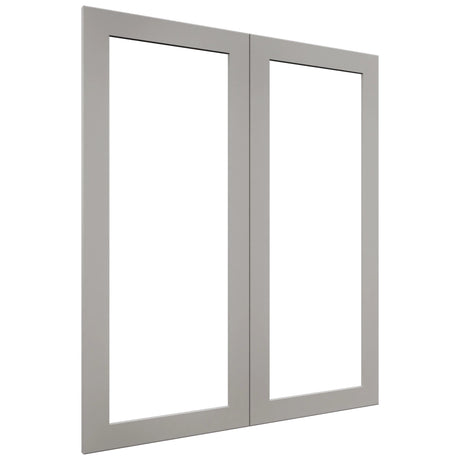 Fabuwood Galaxy Nickel DS DFG3642 Wall Prepped Door, Front View