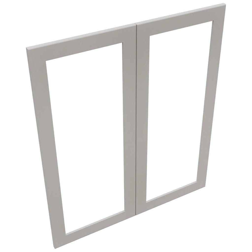 Fabuwood Galaxy Nickel DS DFG3642 Wall Prepped Door, Top View