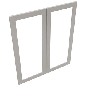Fabuwood Galaxy Nickel DS DFG3642 Wall Prepped Door, Top View
