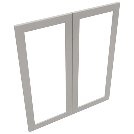 Fabuwood Galaxy Nickel DS DFG3642 Wall Prepped Door, Top View