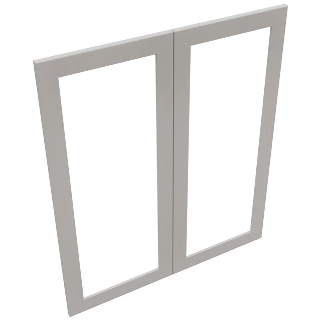 Fabuwood Galaxy Nickel DS DFG3642 Wall Prepped Door, Top View