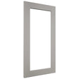 Fabuwood Galaxy Nickel DS DFGD2430 Wall Prepped Door, Front View