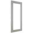 Fabuwood Galaxy Nickel DS DFGD2436 Wall Prepped Door, Front View