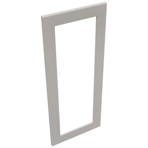 Fabuwood Galaxy Nickel DS DFGD2436 Wall Prepped Door, Top View