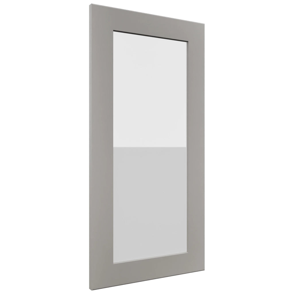 Fabuwood Galaxy Nickel DS GDW1530 Wall Glass Door, Front View