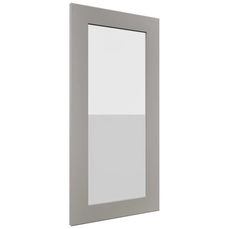 Fabuwood Galaxy Nickel DS GDW1530 Wall Glass Door, Front View